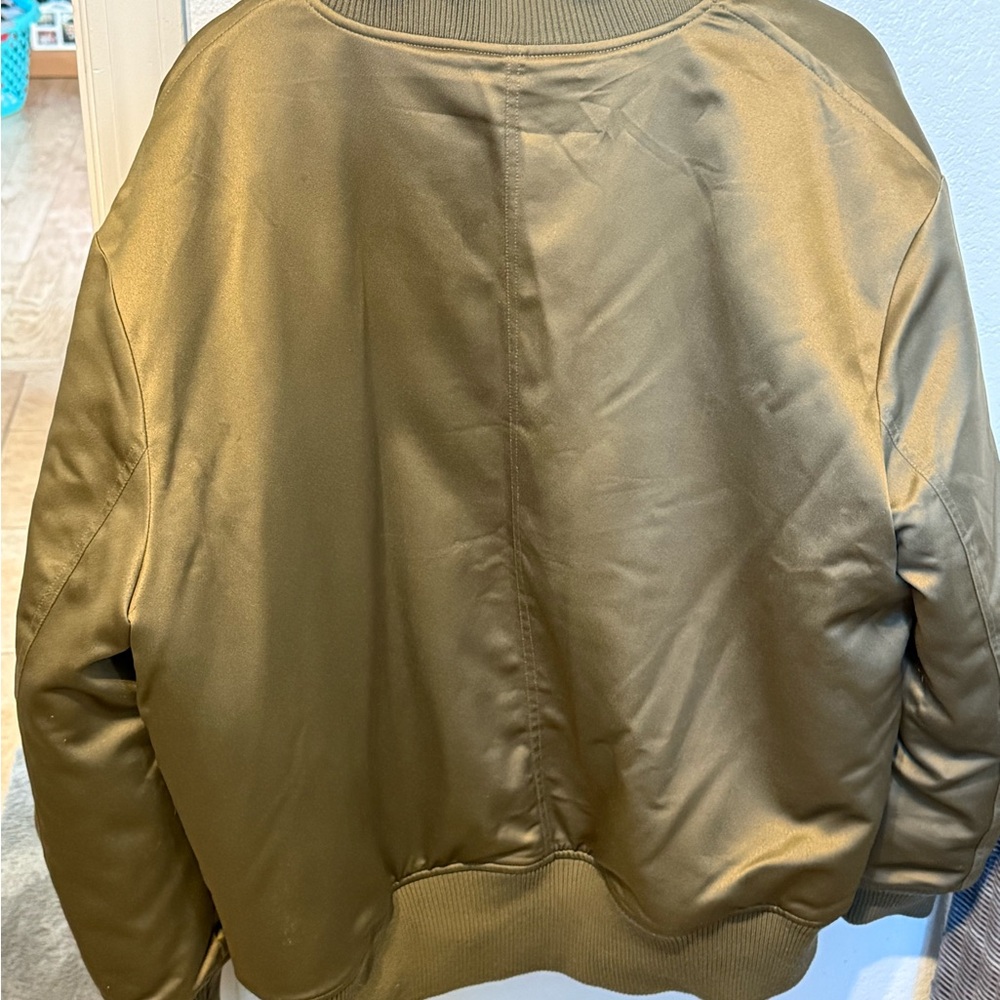 Green Bomber Jacket - Picture 4 of 6